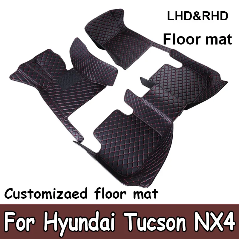 

Кожаные коврики для багажника автомобиля, автомобильный коврик для Hyundai Tucson NX4 2022 2023 LWB, специальный коврик для багажника, автомобильные аксессуары для хранения