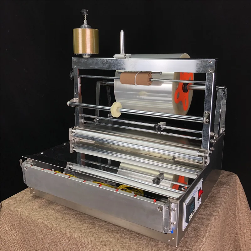 Cellophane Wrapping Machine Electric Heat Sealing Machine for Cigarettes Perfume Box BOPP Film Sealer Commercial Use