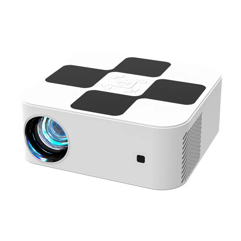 2025 HD 1080P Mini Home Projector with LED Lamp 2G RAM Android 9 Same-Screen Source Portable Wireless Popular