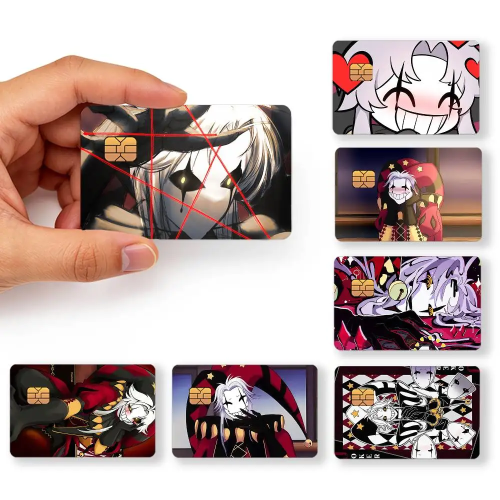 Chibi P-Pierrot Cute Game The F-Freak Circus Credit Card Skin Sticker Cover Decal Wrap Debit Card Stickers Durable Removable