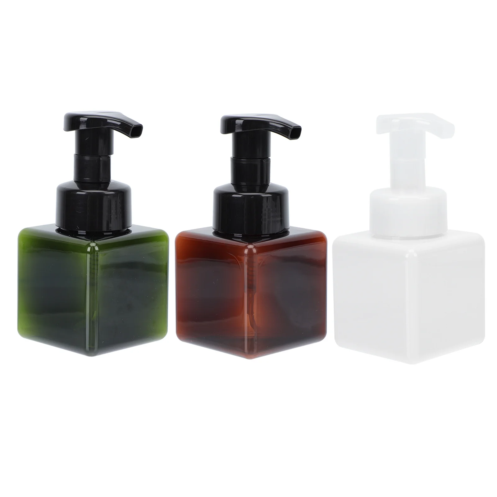 3 قطعة زجاجة توزيع الصابون الرغوي 250 مللي قابلة لإعادة الملء وقابلة لإعادة الاستخدام مانعة للتسرب ومضادة للكسر محمولة للسفر والمنزل والحمام والمطبخ #2