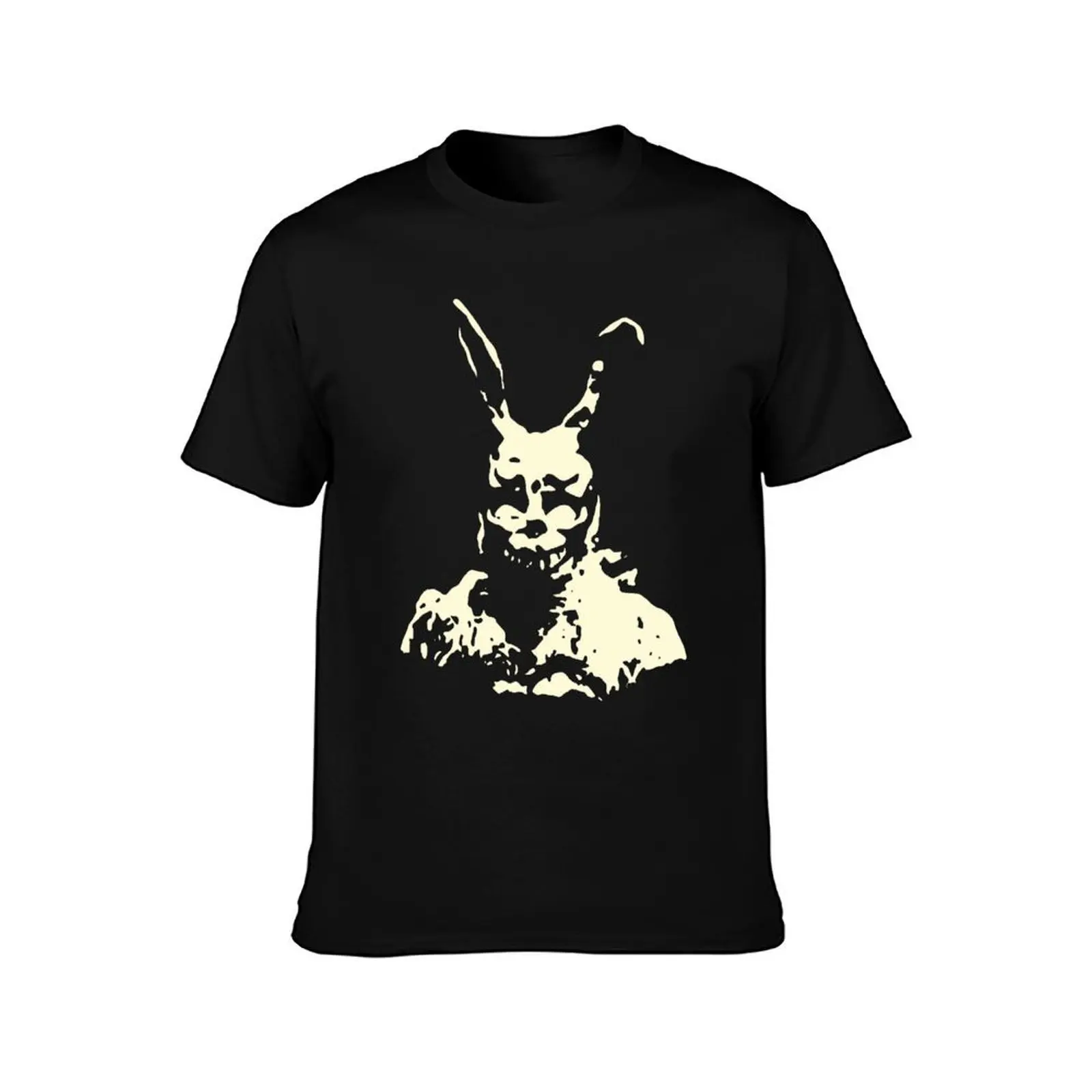 Frank - Donnie Darko T-Shirt, Summer Casual Cotton Tee, Oversized Streetwear Tops, Vintage Graphic Print, Loose Fit Short Sleeve