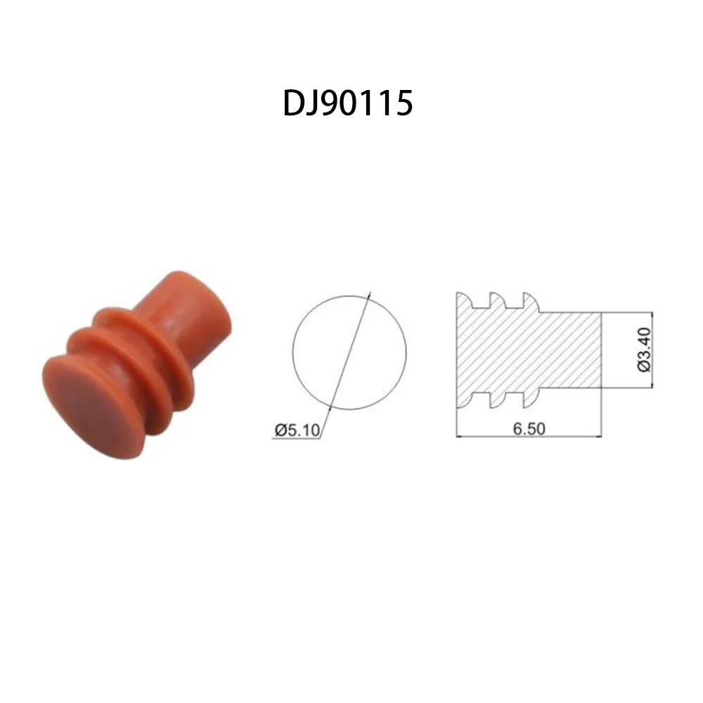 

5000pcs DJ90115 New energy car rubber seal automotive Waterproof connector terminal plug pin