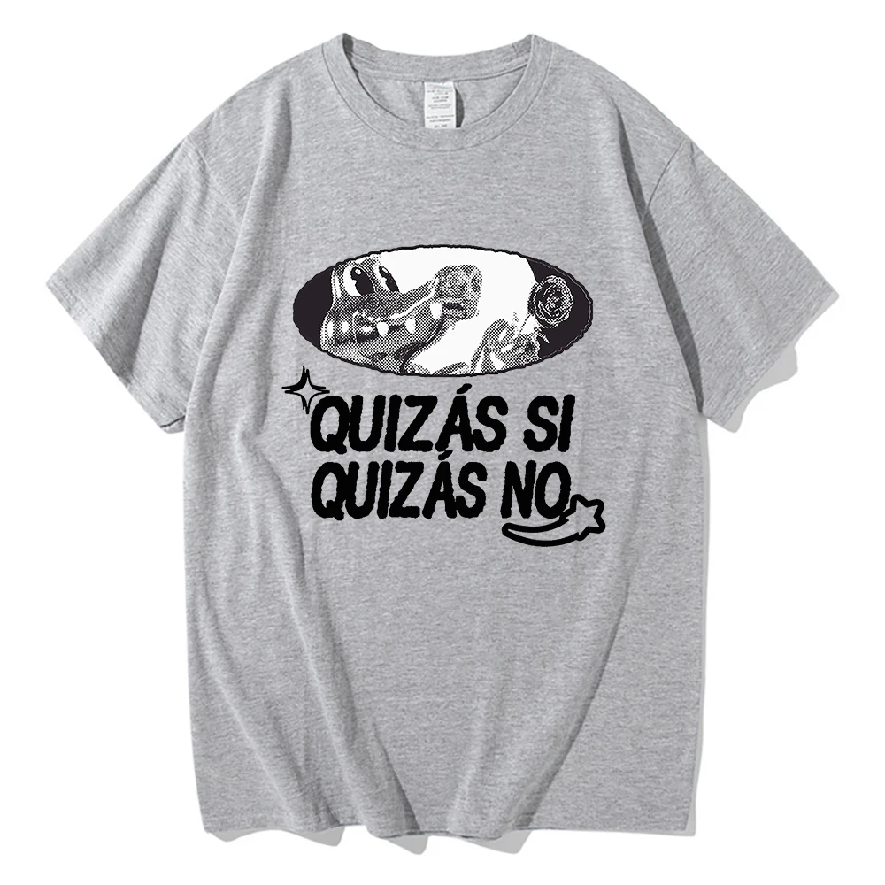 Alvaro Diaz Maybe Yes, Maybe Not Tshirt Vintage Men/women Clothing Harajuku Clothes Manga Unisex Tops Cotton Graphic T Shirts