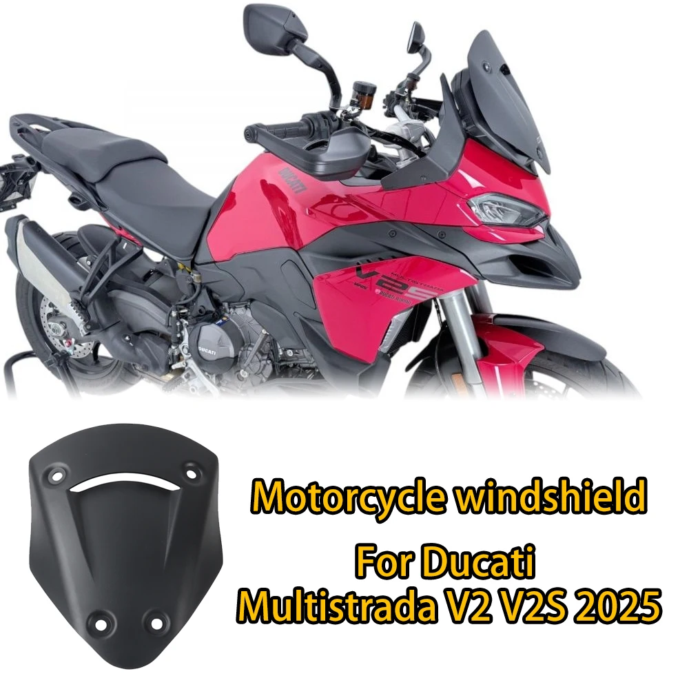 

Дефлектор ветрового стекла из АБС-пластика, высокопрочная защита для мотоцикла Ducati Multistrada V2/V2S 2025-202 - универсальная посадка
