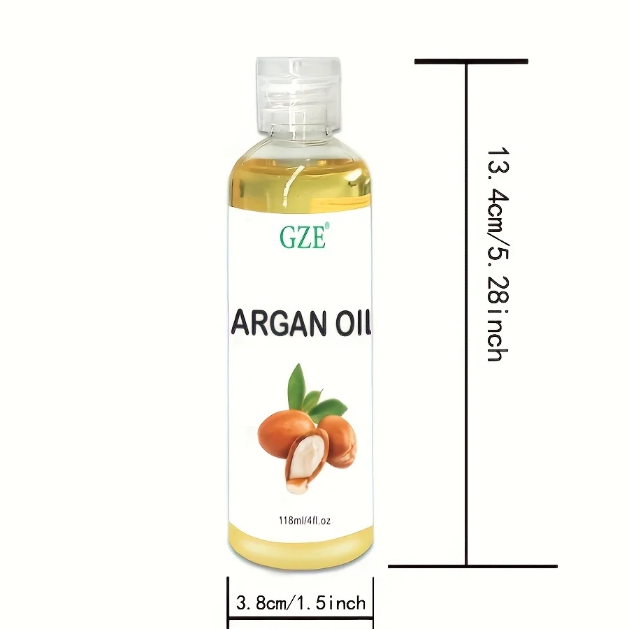 GZE Huile d'argan marocaine biologique Hydratant pur pressé à froid vierge de qualité supérieure pou