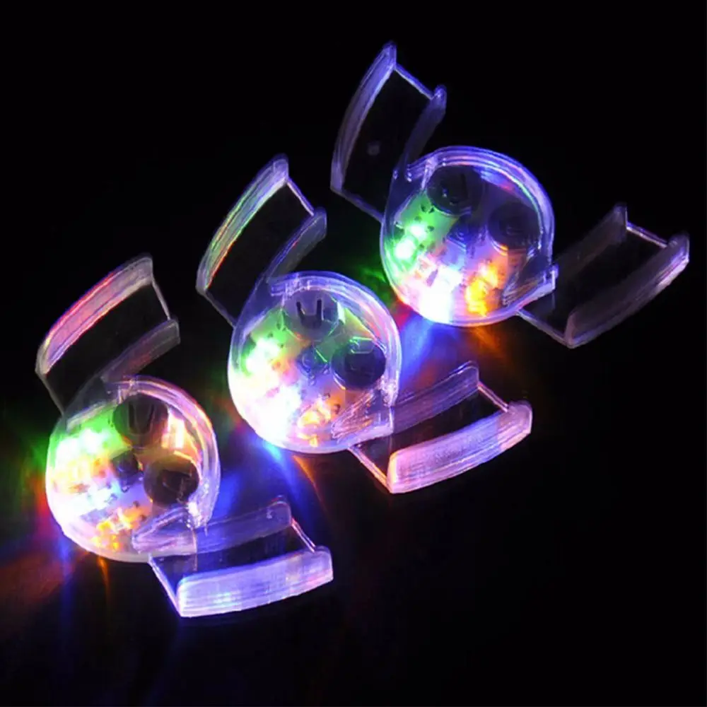 Cadeau drôle fête enfants festif LED Flash bouche bretelles lueur dent jouets lumineux
