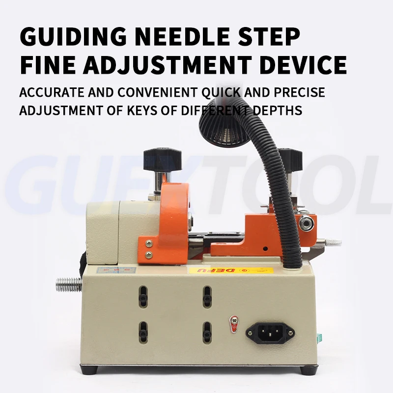 Horizontal Electronic Key Machine Portable Key Copier DF-001 Desktop Electronic Key Carving Compact Key Duplicator Machine