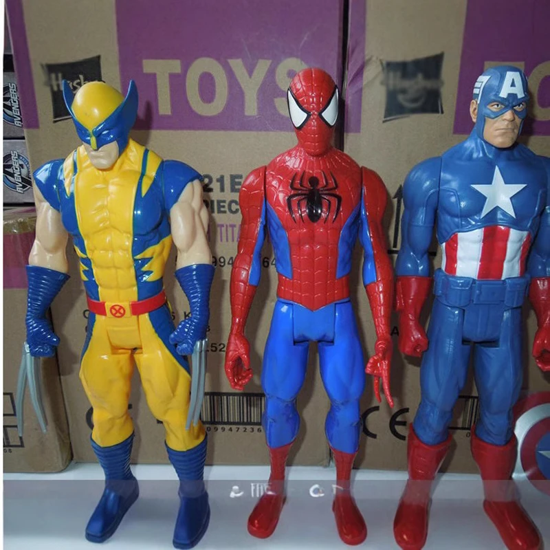 2025 Hot 30cm Marvel Figure Avengers Endgame Captain Justice Sound Led Light Super Hero Dolls Pvc Action Figure Model Fans Toy - view 5