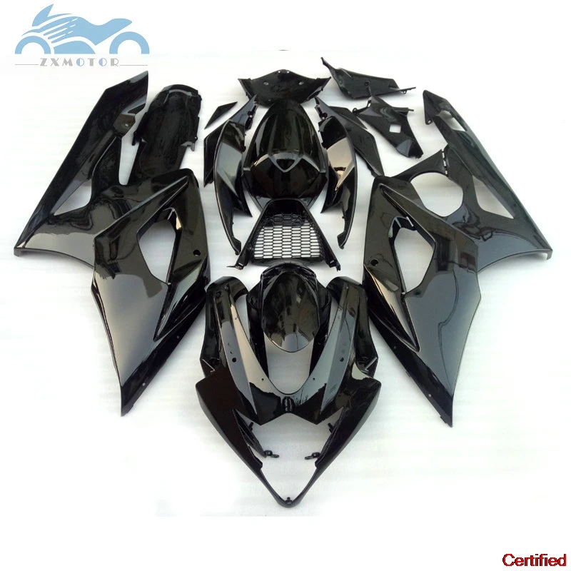 

New Fairing kits for SUZUKI K5 GSXR1000 2005 2006 motorcycle fairings kit 05 06 GSXR 1000 glossy black bodywork