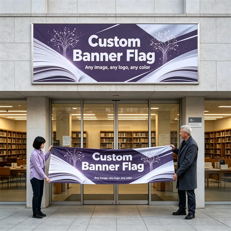 Custom Advertising Flags Carnival Thanksgiving Rich Festive Layouts Draw Passing Visitors Maximize Commercial Publicity Effects