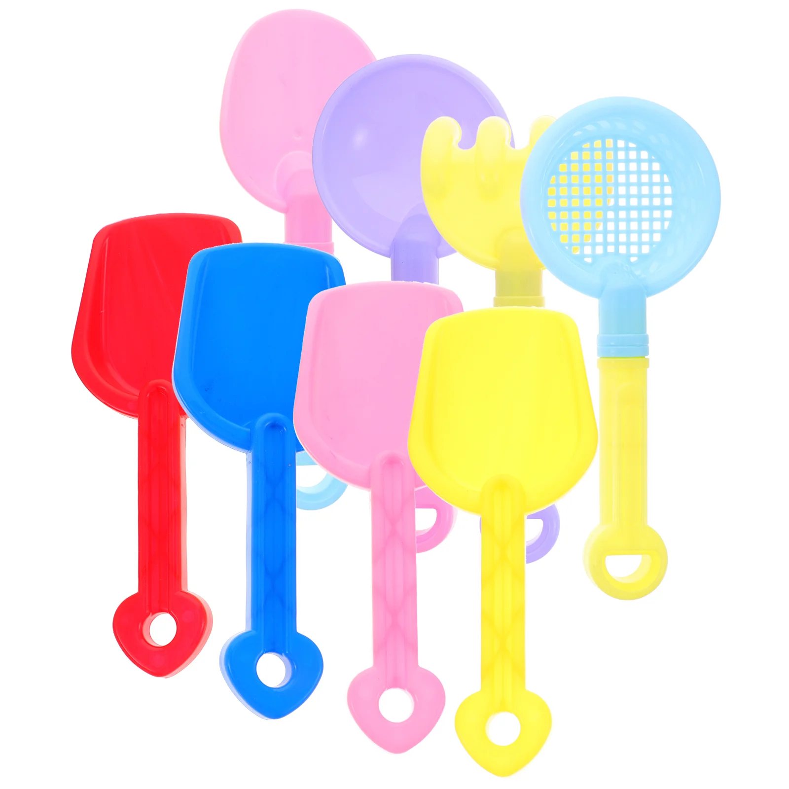 8 Pcs Snow Digging Outdoor Toys for Kids Sand Shovels Beach Summer Spade Scoop Plastic Child