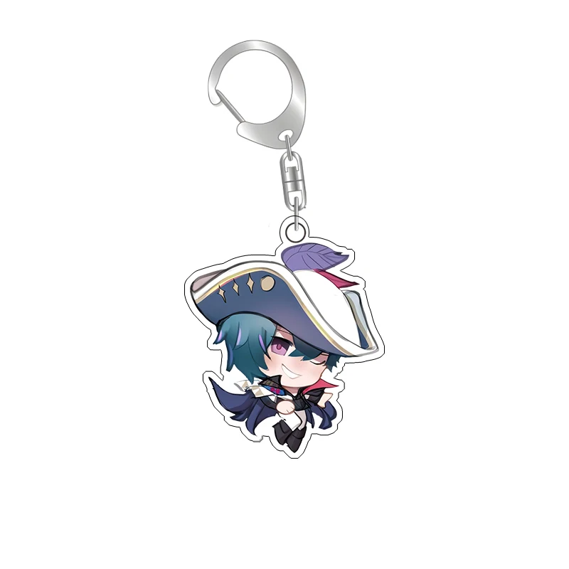 Anime Game Wuthering Waves6CM Acrylic Pendant Keychain The Shorekeeper Aalto Cosplay Bag Decorations Cartoon Character Wholesale