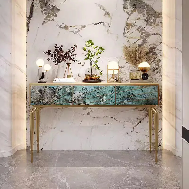 

Nordic Premium Entryways Table Versatile Simple Modern Trendy Console Table Storage Luxury Schreibtisch Living Room Furniture