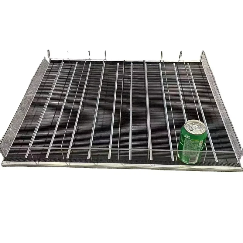 

Metal Light Supermarket Shelf Gravity Roller Shelf Beverage Beer Bottle Cans