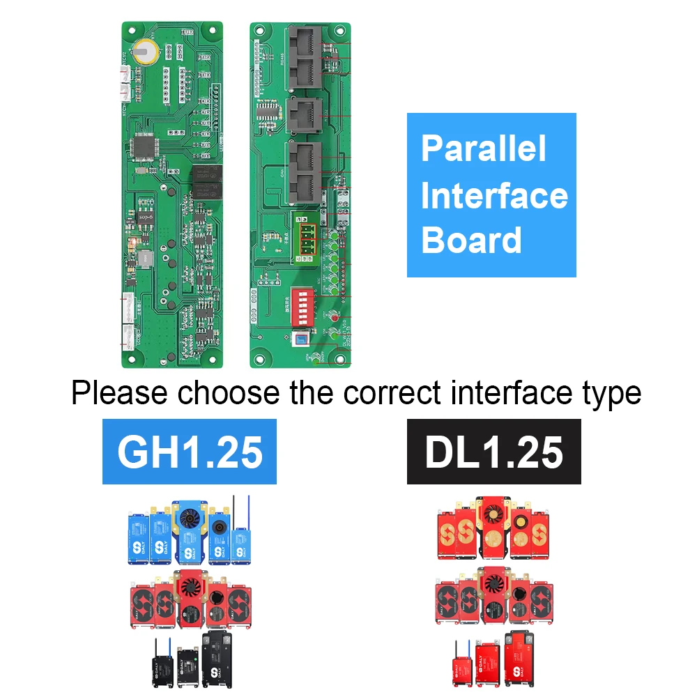 Zubehör für 100 Balance Daly BMS Bluetooth WIFI Modul Touchscreen LCD Displayer UART RS485 Heizmodul GPS Can Adapter