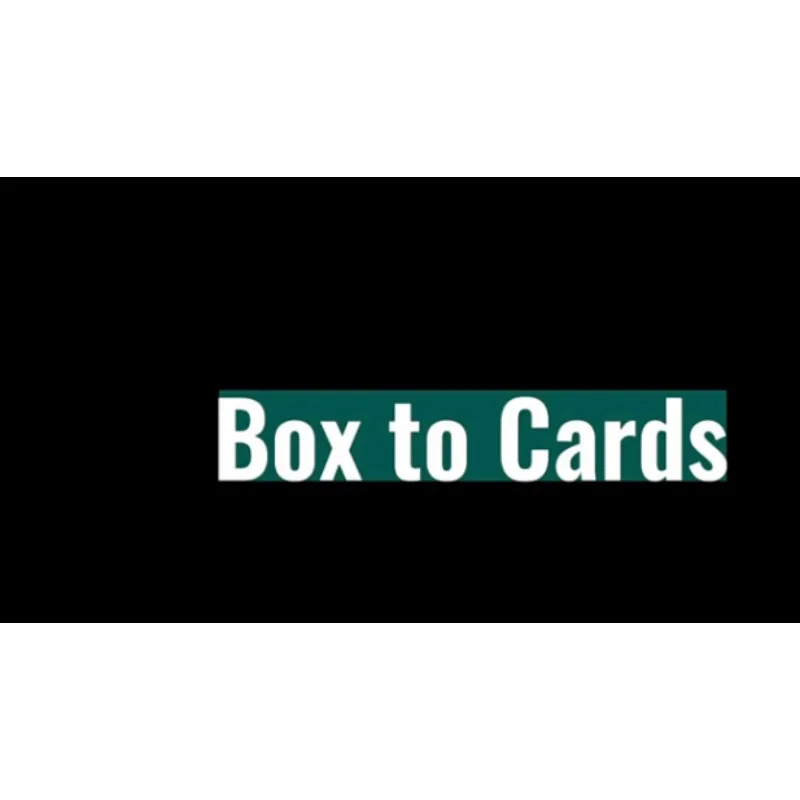 

Box To Cards Card Magic Tricks Empty Card Box Changes Into Cards Instantly Visual Magic Props Gimmick Easy To Do Toys Close up