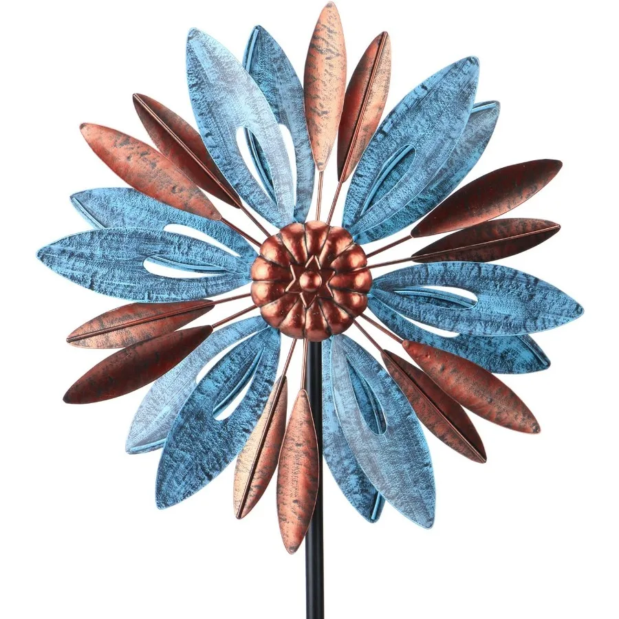 

Wind Spinners Outdoor - Metal Wind Spinner Windmill Kinetic Wind Sculpture and Spinners for Yard Patio Lawn Decor