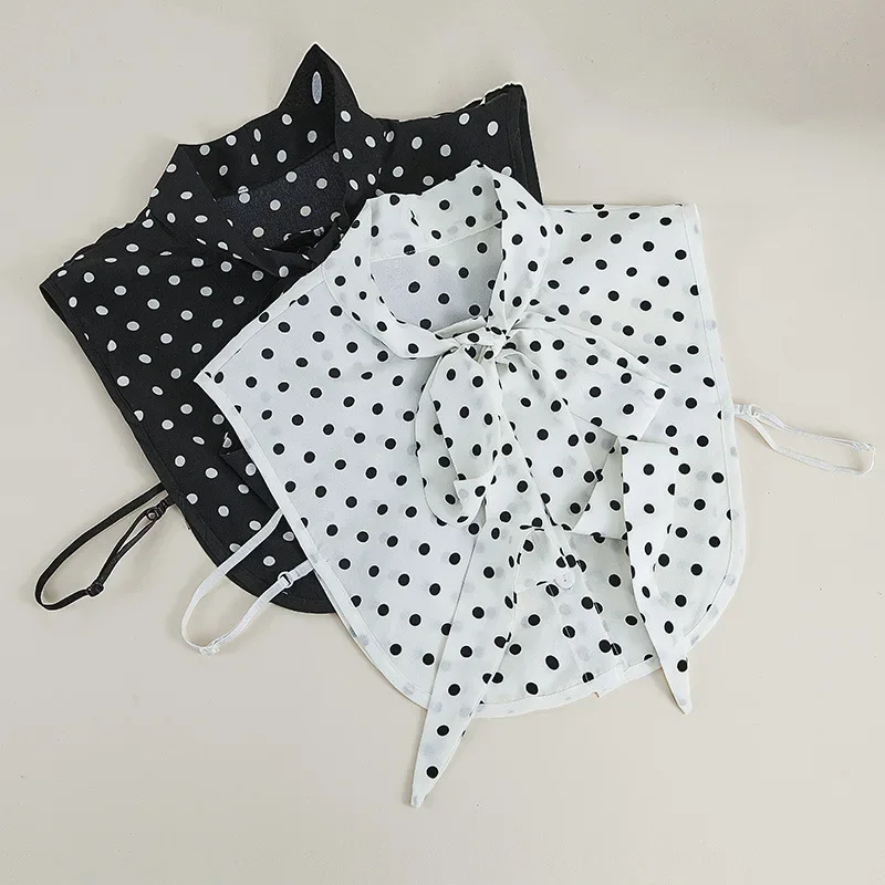 Linbaiway White Shirt Fake Collar for Women Detachable Collars Lady False Collar Blouse Top Female Sweater Removable Nep Kraagie