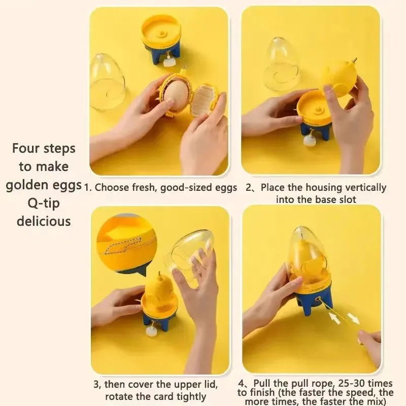 Egg ripper Manual gold egg shaker Egg mixer Egg spinner Kernel homogenizer Egg ripper