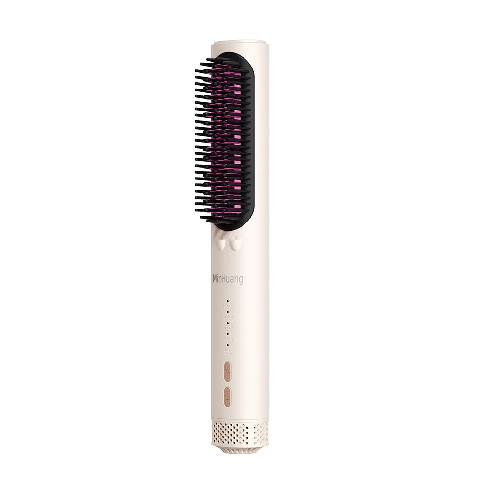 

New Negative Ion Hair Straightener 4 Temp Settings 140-200C° Straightening Comb Anti-Scalding Wired Straight Hair Comb