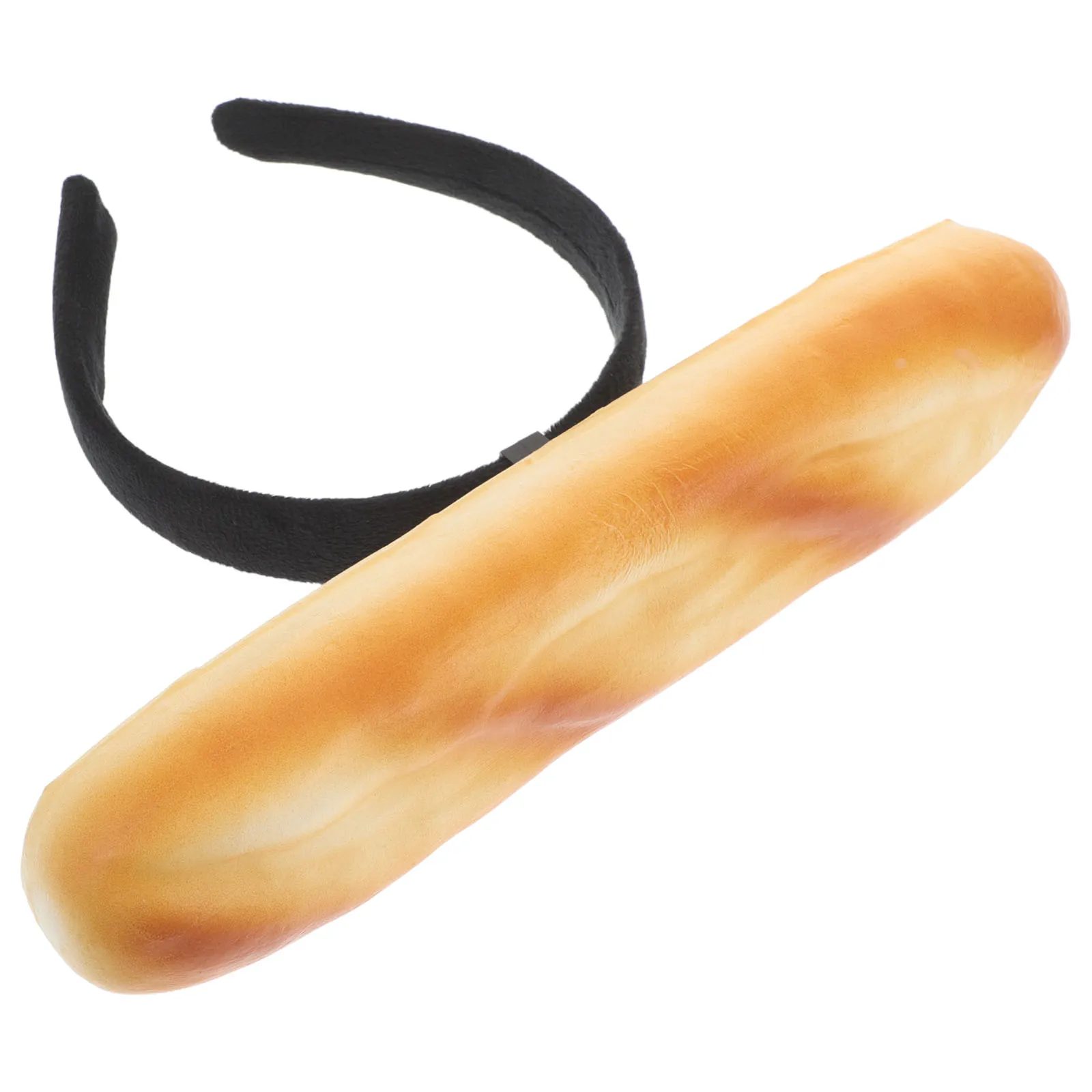

Creative Bread Headband Baguette Hair Hoop For Party Cosplay Birthday Costume Makeup Photo Props Lightweight Non-Slip
