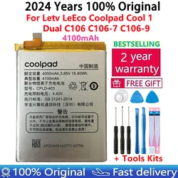 Original CPLD-403 Real 4100mAh Battery For Letv LeEco Coolpad Cool1 Cool 1 Dual C106 C106-7 C106-9 Cell Phone Batteries+Tool