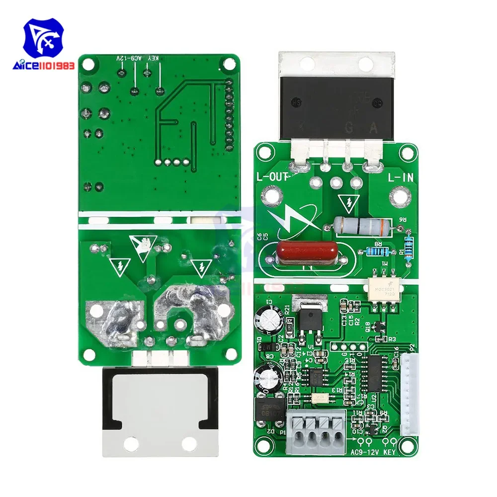 diymore 100A/40A Digital LCD Spot Welder Control Module Double Pulse Control Panel for Household Battery Welding Equipment