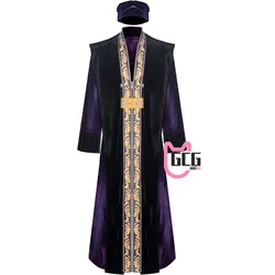 halloween costumeAlbus Percival Wulfric Brian Dumbledore College President cosplay Medieval wizard Wig beard Men'S Costume