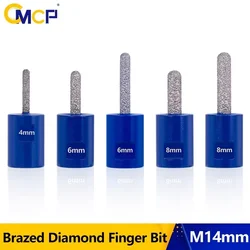 CMCP M14 Diamond Milling Bit 4/6/8mm Milling Tile Cutter Marble Concrete Hole Saw Masonry Drilling Crowns Construction Tools