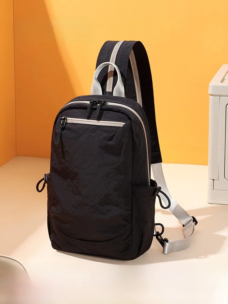casual-outdoor-sports-crossbody-bag-lightweight-unisex-chest-bag-street-trend-zipper-closure-foldable-small-square-shape