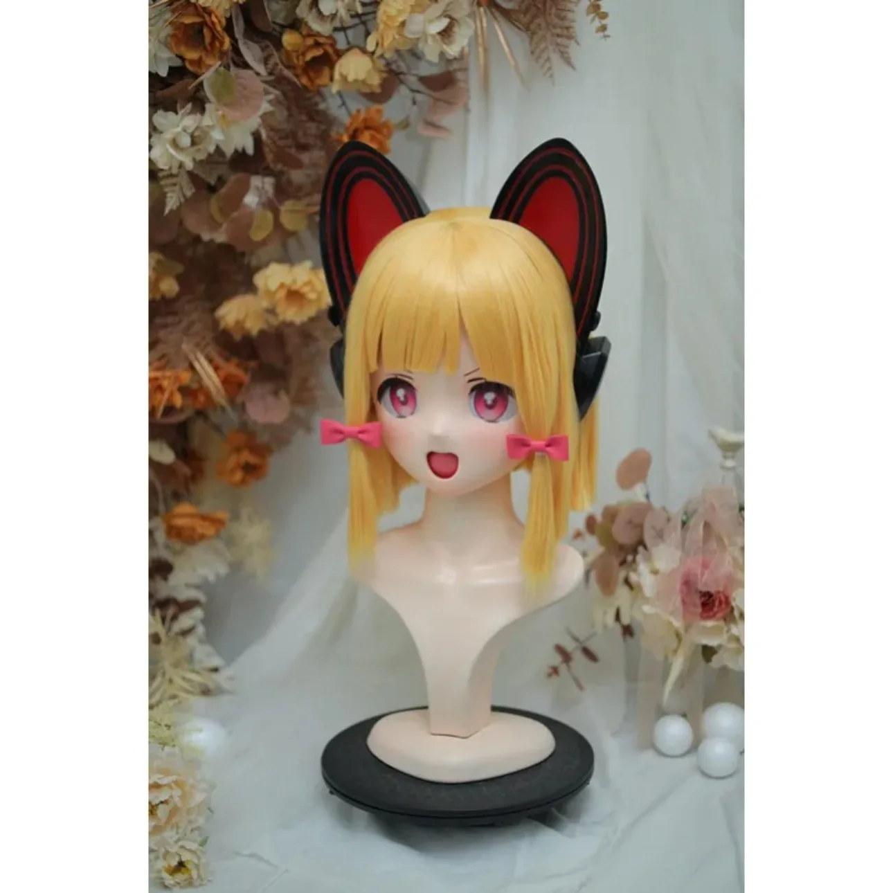 Kigurumi Cai Yu Moe NFD voller Stirnbandschloss Cosplay Headshell Requisiten Kostüm Anime Spiel