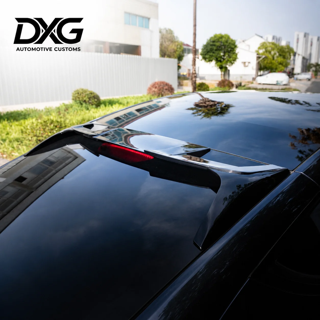 High Quality ABS Roof Blade Spoiler Pattern for Tesla Model Y Juniper 2025+ Rear Window Wing Lip Retrofit - Durable view 3
