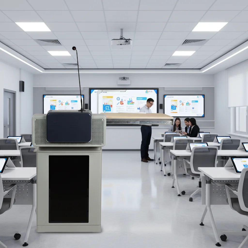 S800SN Podium Inbuilt Amplifier&Speaker; School Classroom Electronic Lectern; E-learning Rostrum