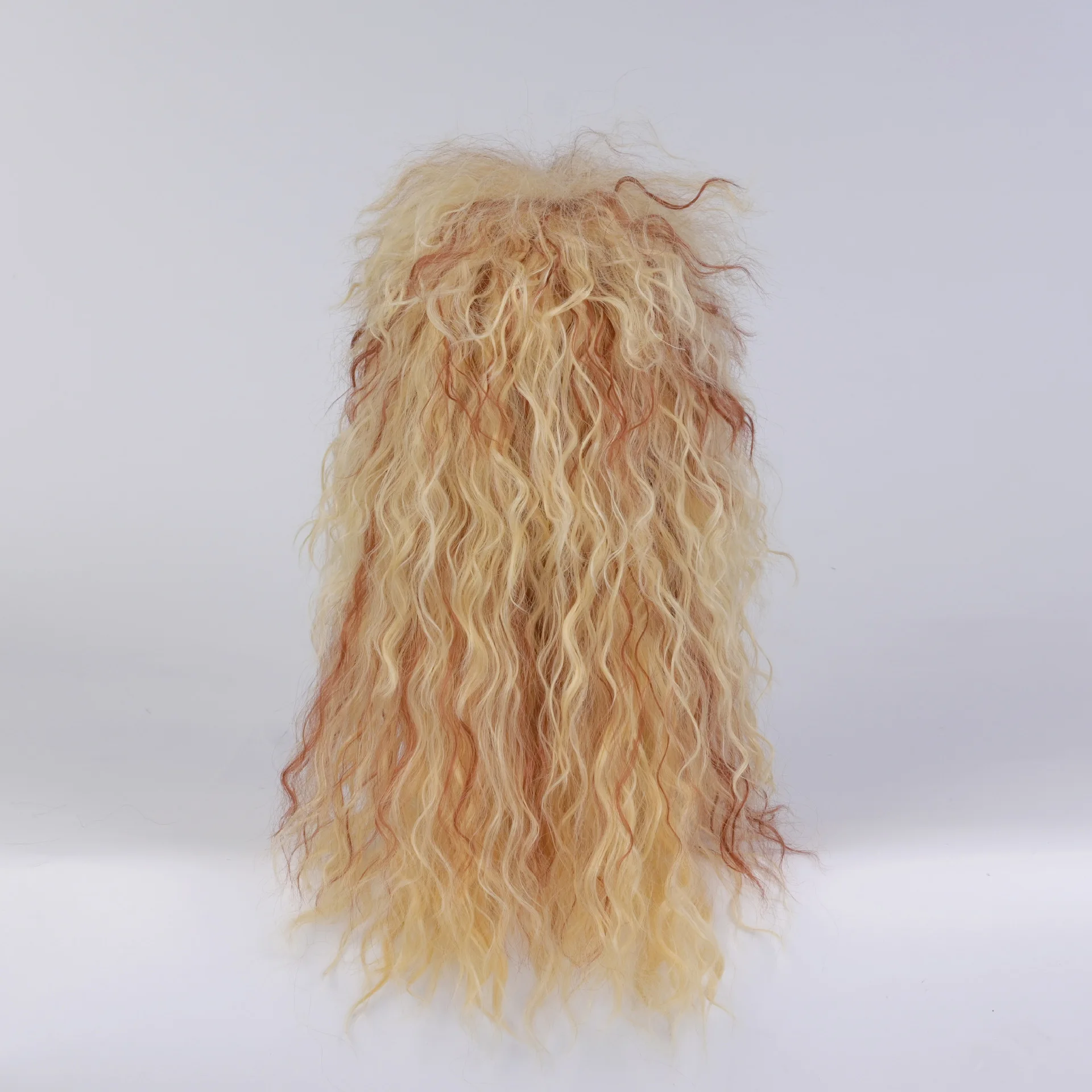 Foreign Trade Beggar Wig Long Curly Hair Stage Halloween Hot Selling Men's Fluffy Hairstyle Crazy Full Head Set 09875