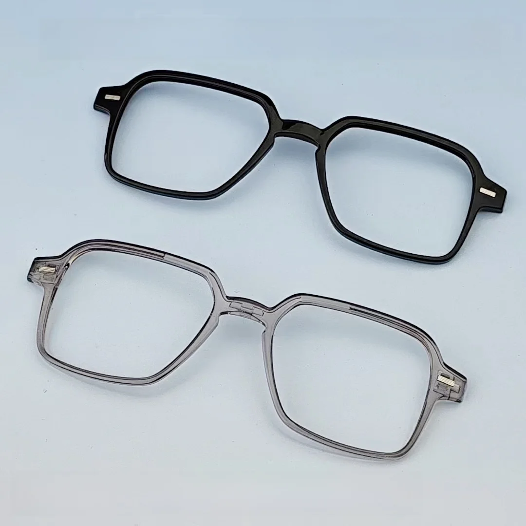 スマートメタルフレームメガネ-ブルーライトカット-色覚異常抑制-ブルーライトカット-パイロットフレーム-全顔対応