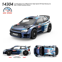 14304 RC Car 1:14 2.4G 4WD Brushless 45KM/H High Speed Drift Vehicle Remote Control Racing Car Toy Gifts For Kids