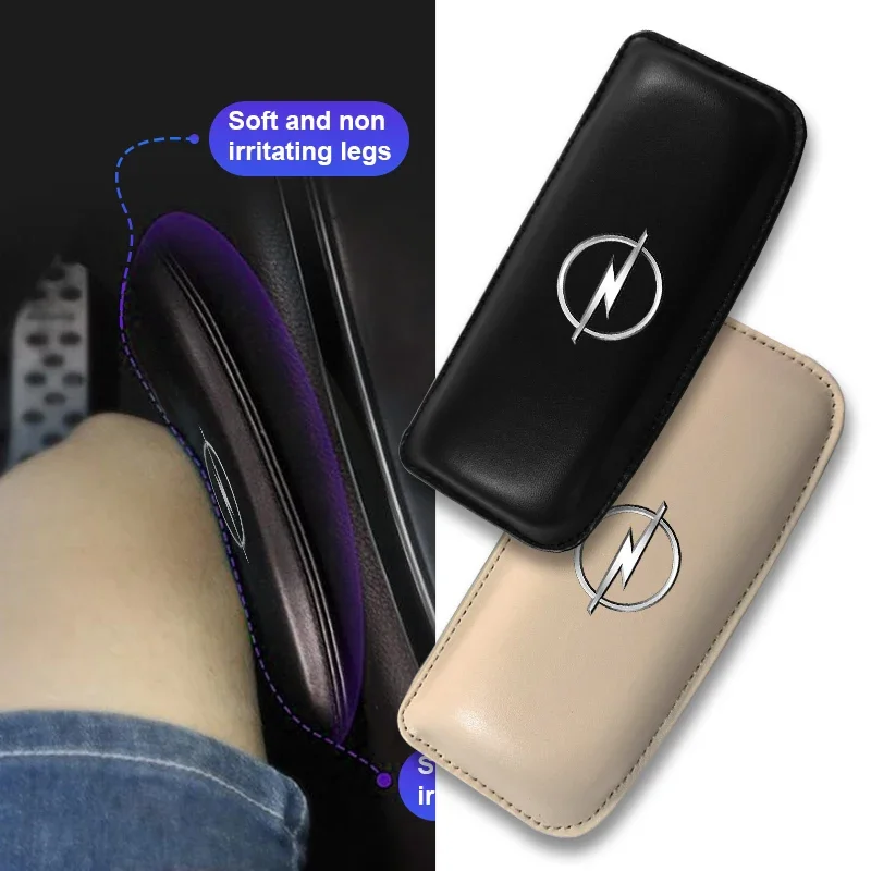 Leather Car Leg Knee Cushions Elbow Pad Auto Doorl Armrest Soft Pad For Opel Insignia Astra Antara Meriva Zafira H G Corsa