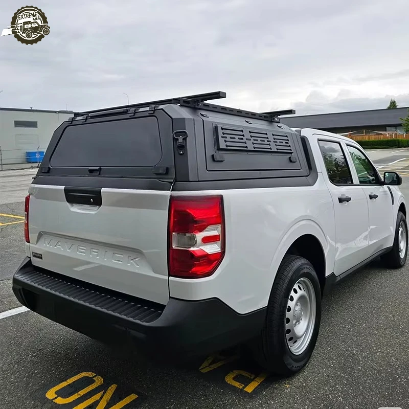Lightweight Aluminum Alloy Pickup Truck Canopy Slide Window Hardtop Camper Touring Overland Use for ford F150 Jeep Gladiator
