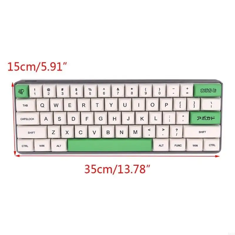 X6HA 137Key Avocado keycaps