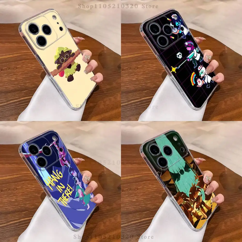 

D-Deltarune Ralsei Phone Case For iPhone 17,16,15,14,13,12,11 Pro,Max,Plus,XR,Mini,E Clear Full-coverage Soft Cover