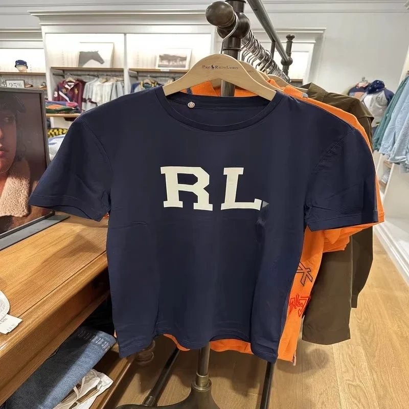 فاخر كلاسيكي رائجة البيع 2025 الصيف القطن الخالص الرجال والنساء تي شيرتات قصيرة الاكمام موضة مطبوعة حجم كبير Harajuku #3