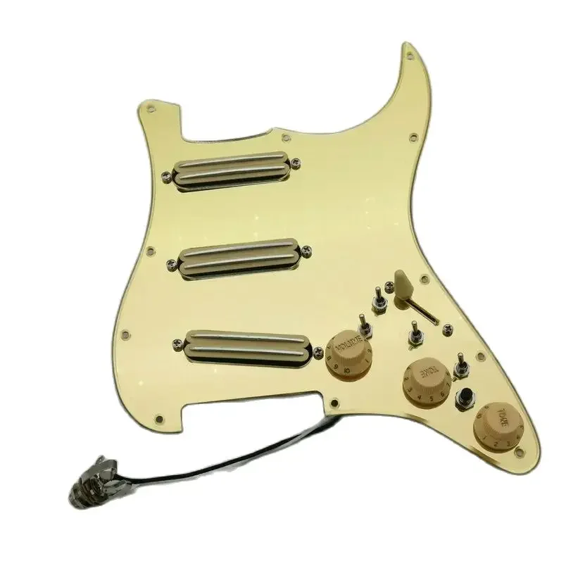 

Guitar Pickup Humbucker Fully Loaded Pickguard with Multifunctional Push-Pull Single Cut Switch for Electric Guitar