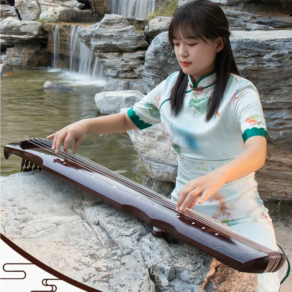 Musical Instrument Old - Guqin Estilo Zhongni Fuxi Hecho a