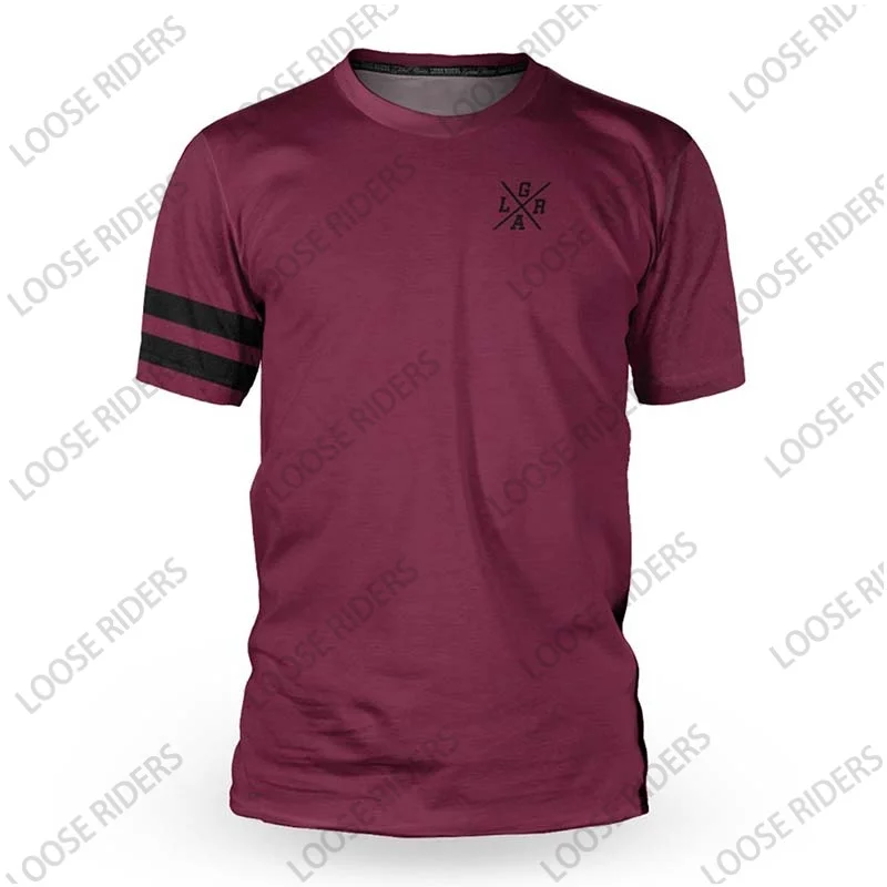 فضفاض رايدر دراجة نارية دراجة هوائية جبلية فريق الإنحدار جيرسي الطرق الوعرة MX دراجة ركوب الدراجات قميص الطرق الوعرة دراجة هوائية جبلية الملابس #2