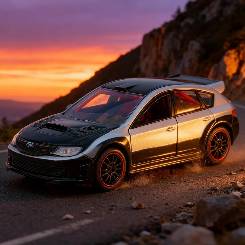JADA Fast & Furious Subaru Impreza WRX STI Hatchback 1:32 Die-Cast Model - Iconic Hatchback Franchise with Opening Doors JD98507 view 5