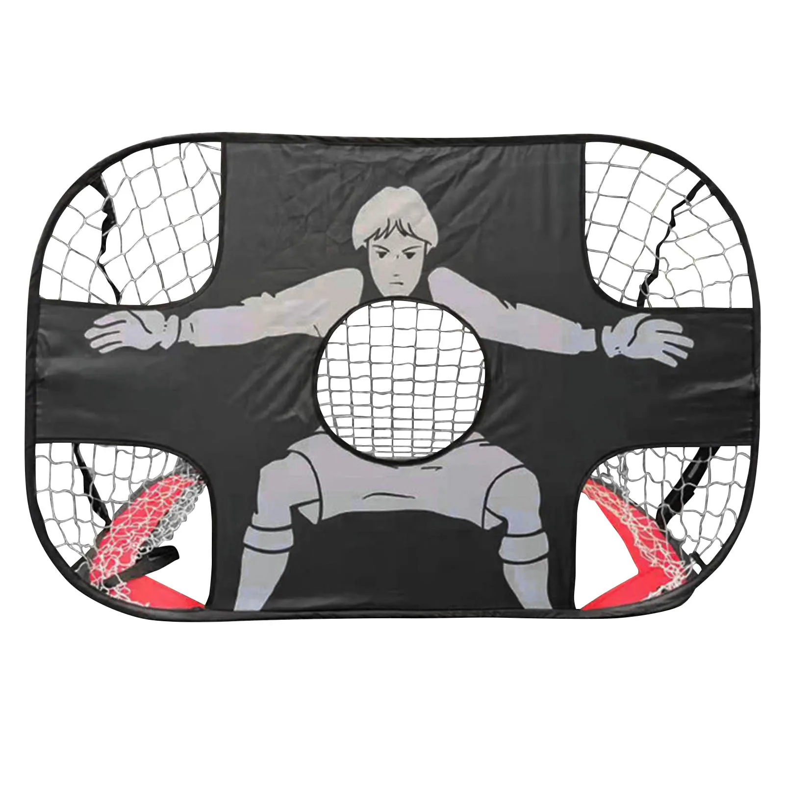 Giocattolo per porta da calcio pieghevole 2 in 1 per bambini Rete da porta portatile, allenamento per bambini - Regali di Natale, Halloween, Ringraziamento