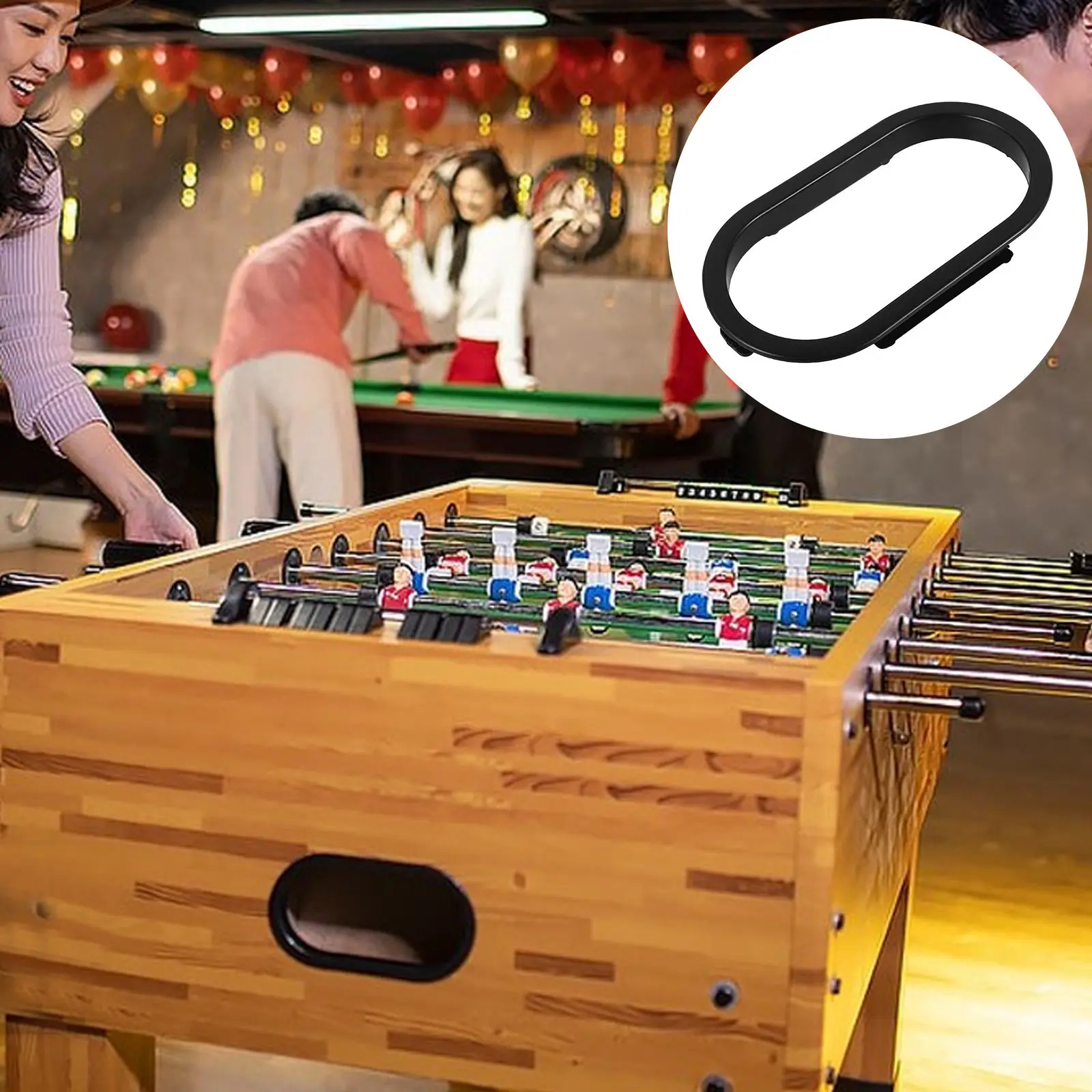 

Table Football Foosball Plastic Goal Frame Replacement Part Compact Portable Goal Frame Attachment for Table Soccer Game