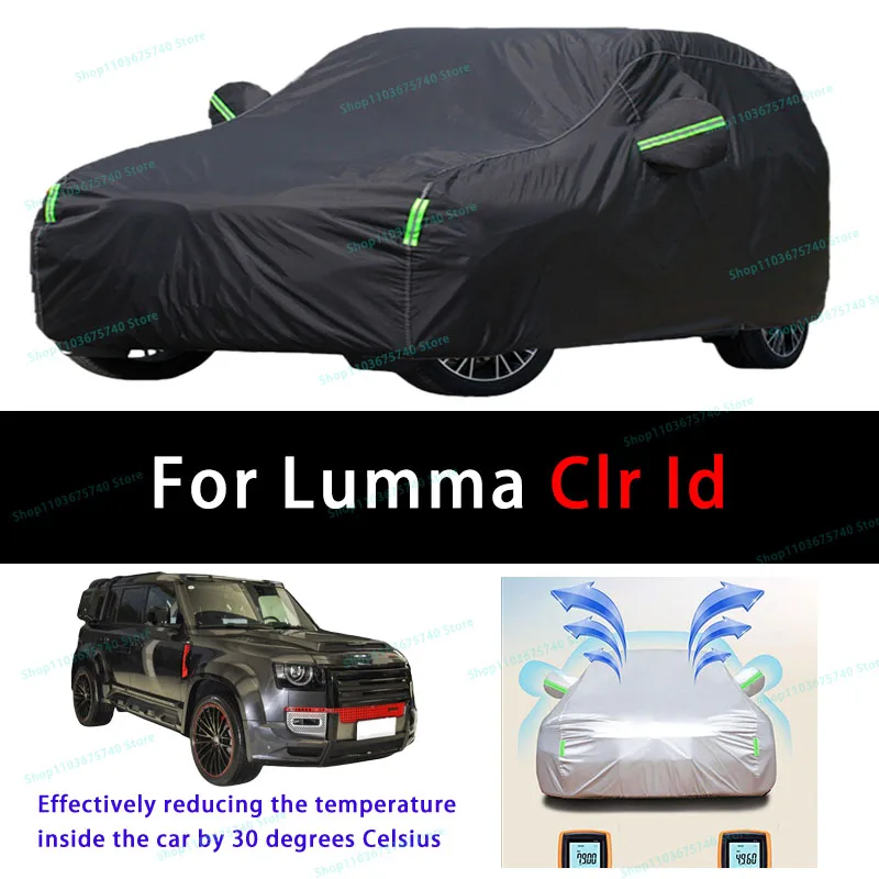 

For Lumma Clr ID Summer Full Car Covers Outdoor Sun uv Protection Dust Cooling Protective Auto Protective Cover