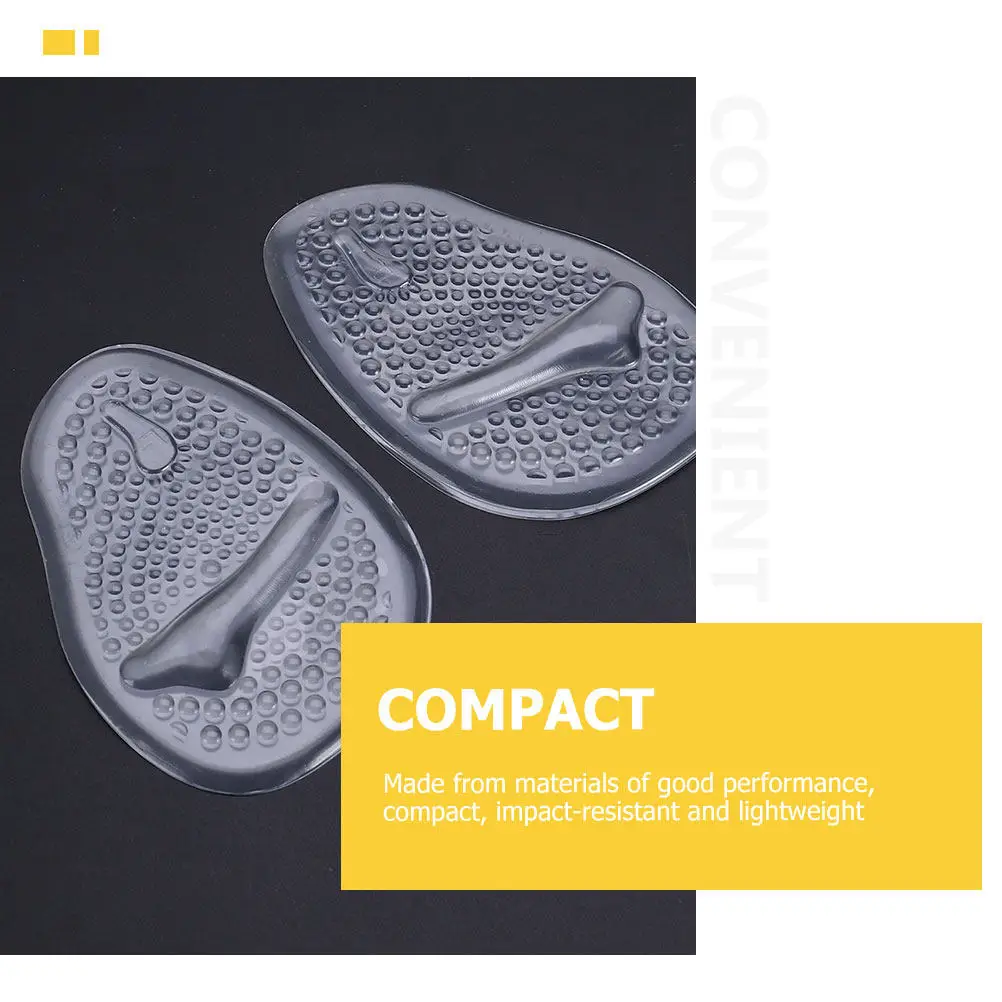 

3 пары подушечек для передней части стопы для женских туфель на высоком каблуке, невидимые стельки, обезболивающие подушечки для ног, нескользящие, дышащие, для передней части обуви